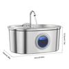 3.2 L Cats Drinking Fountain with with Viewable Window Pet Water Dispenser with Recirculate Filter for Clean Water