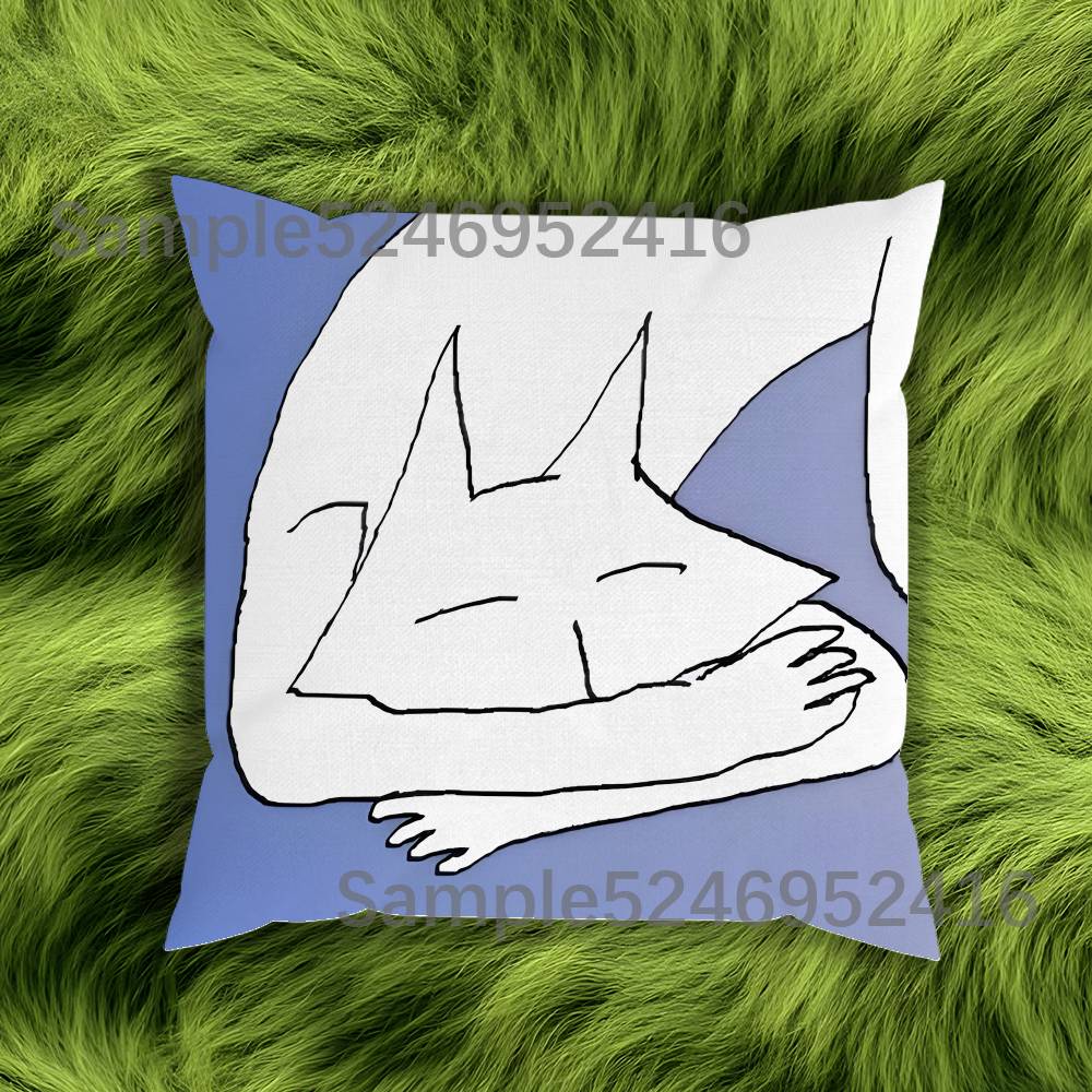 HHouse Of Puso Bayani Pillow Case Short Plush Sofa Decorative Gift Home Doublesided Printing Cushio