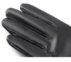 Hengyuanxiang gloves for women, autumn and winter, with double plush lining for warmth and high elasticity leather wrist gloves