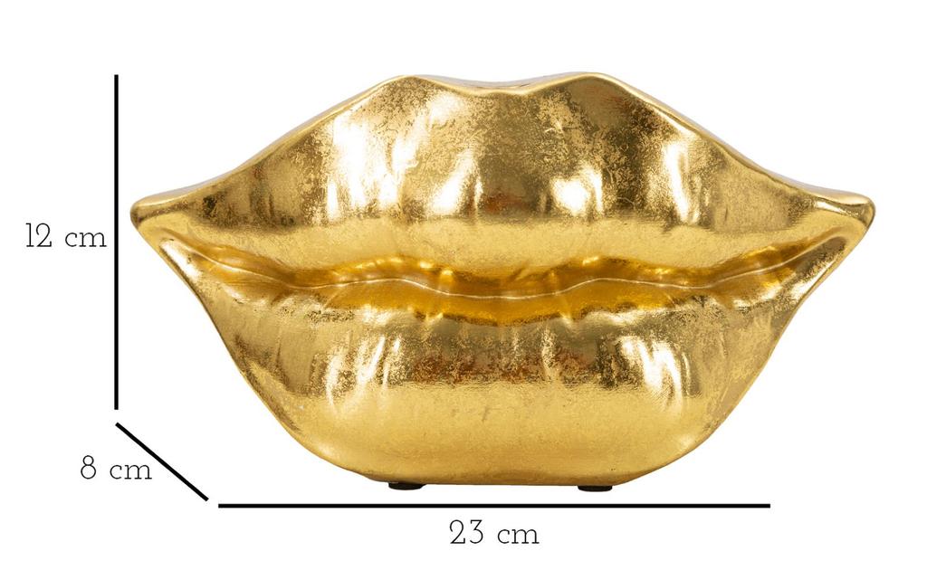 Vase Mouth Lip Cm 23X8X12