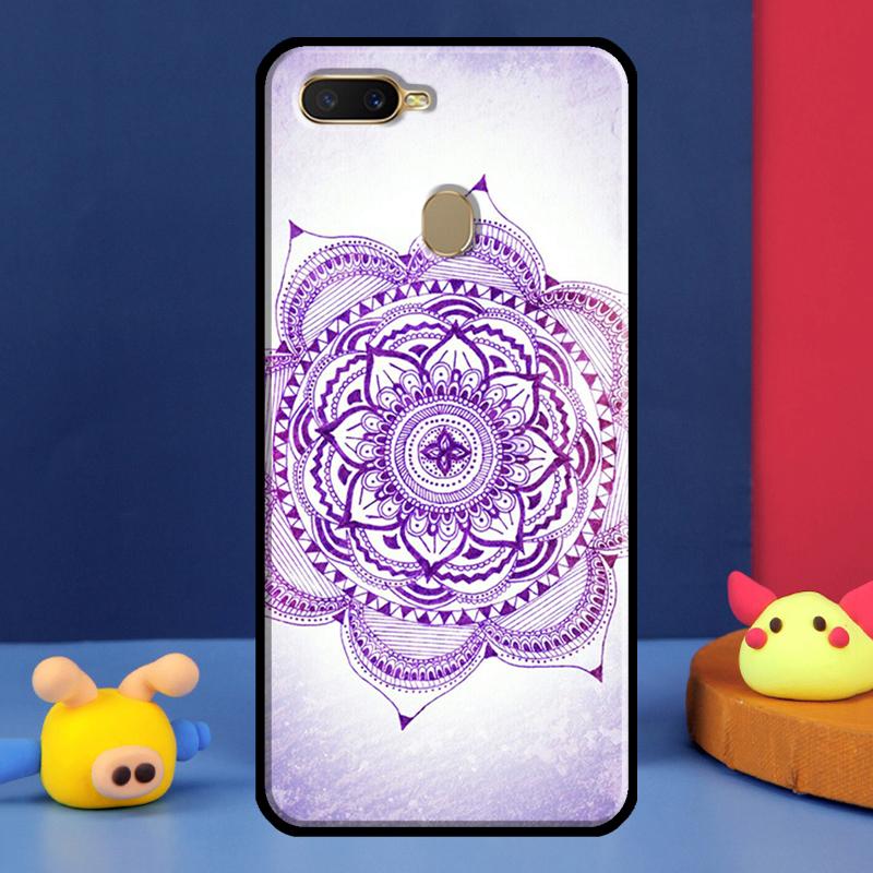 Индийский Цветочный Хна Мандала Чехол Для Oppo A91 A5 A9 A16 A76 A96 A58 A78 A98 A52 A72 A74 A94 A54 S A57 A77 A15 A17 Обложка