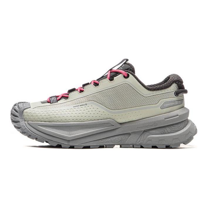 Li Ning Outdoor CF Tracing, Xingchuan Амортизирующие износостойкие с отскоком Низкие походные ботинки Унисекс Цвет руды AHTV047-3