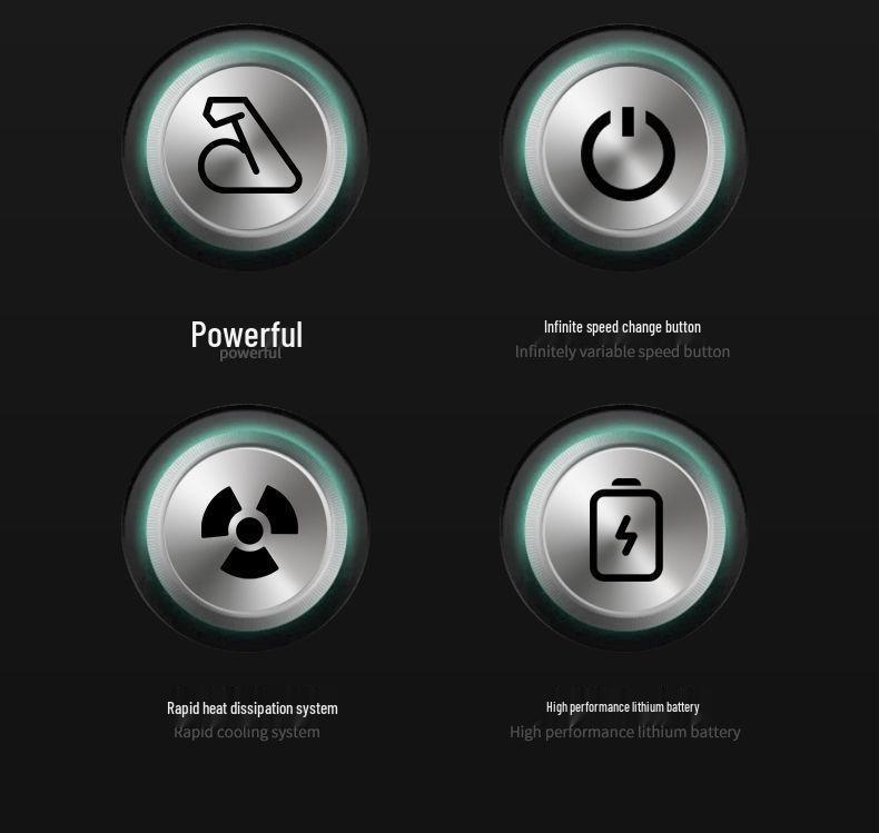 Импортная высокомощная беспроводная электрическая цепная пила - Многофункциональная, идеально подходит для пиления, резки и валки деревьев, идеально подходит для домашнего и уличного использования.