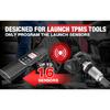 LAUNCH X431 TSENSOR-05 Универсальный датчик TPMS 315 МГц/433 МГц Двойная частота Регулируемый угол Резиновый клапан Монитор давления в шинах