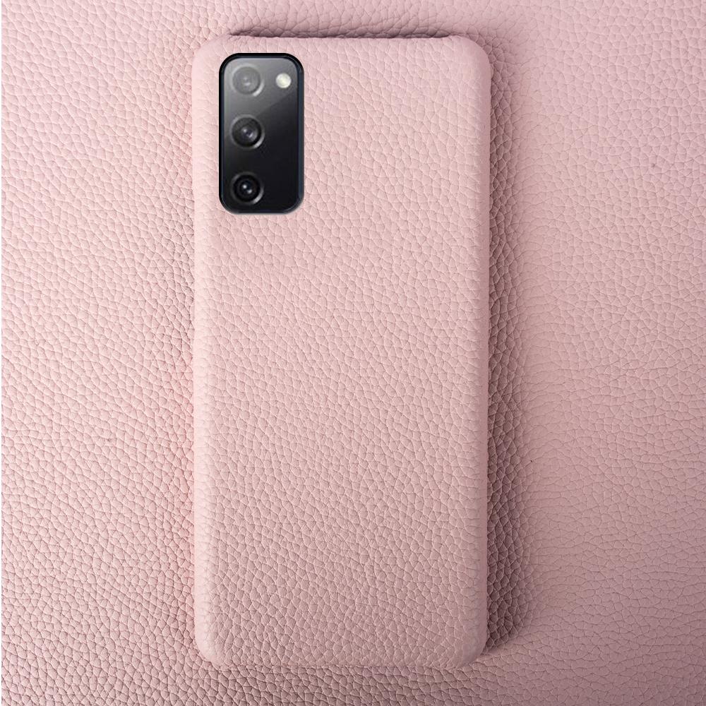 Luxury Business Cover for SAMSUNG S20 FE CASE Litchi Genuine Leather Cases S20Plus S21Ultra Back Cover Coque Shockproof Funda