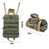 Oxford Cloth Roll Up Tool Bag Separate Pockets Multipurpose Tool Bag  Gardening