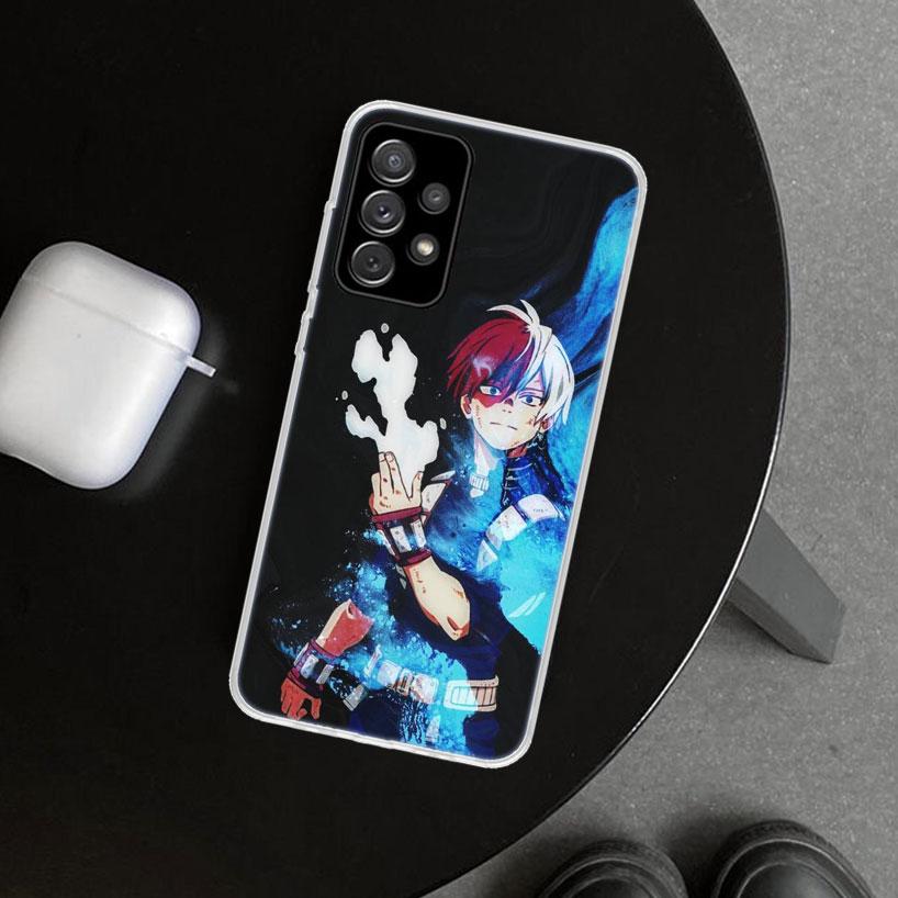 Чехол для телефона MHA Тодороки Шото для Samsung Galaxy A12 A22 A32 A52 A72 A02S A51 A50S A31 A20S A10S Note 20 Ultra 10 Plus Gal