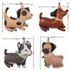 4pcs Birthday Hat Dog Balloons Cartoon Pet Theme Husky Pekingese Aluminum Foil Balloons Spotted Dog Dachshund Matte Party Decor