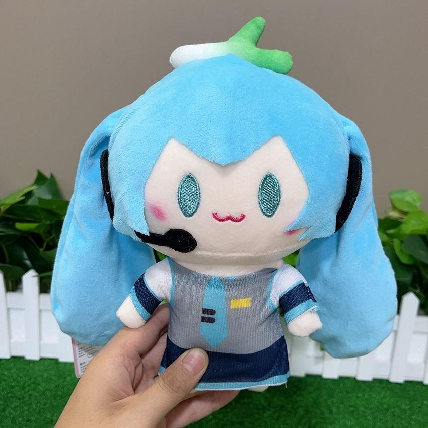 Хатсунэ Мику Японское Аниме Плюшевая Мягкая Игрушка Кукла Мягкая Подушка Кукла Будущего Q Версия Милый Рождественский Подарок Для Детей Рюкзак