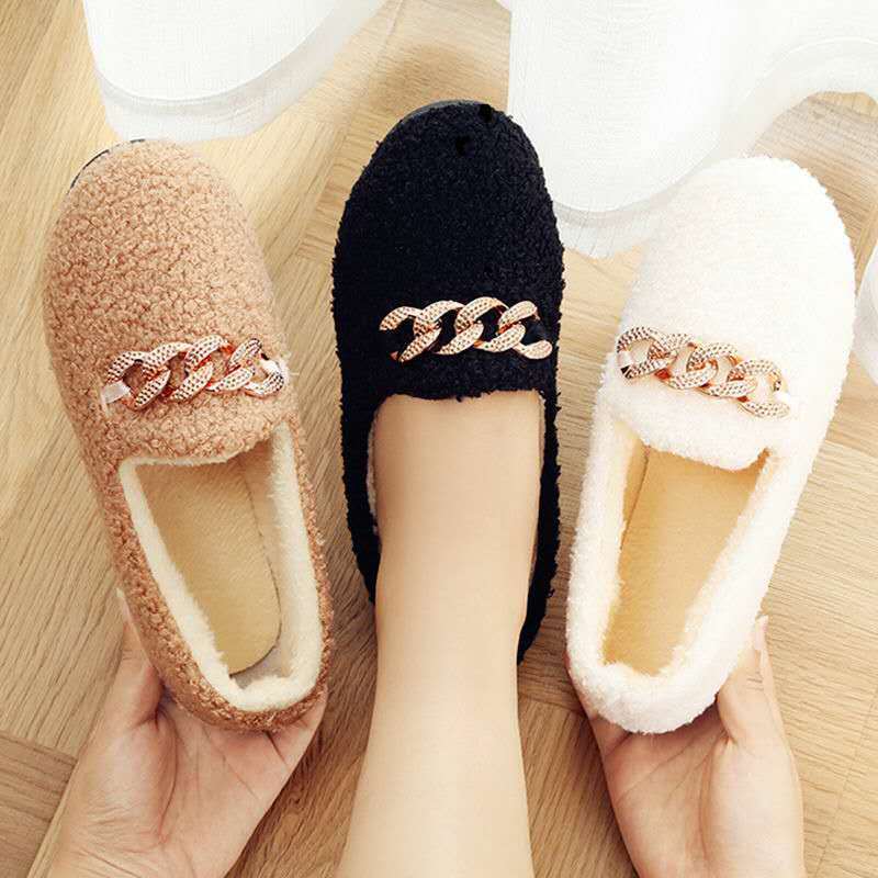 Flats Women 'S Shoes Winter Plush Thick Warm Beanie Cotton Shoes Women Casual Sneakers Ladies Loafers Female Sports Walking Shoe