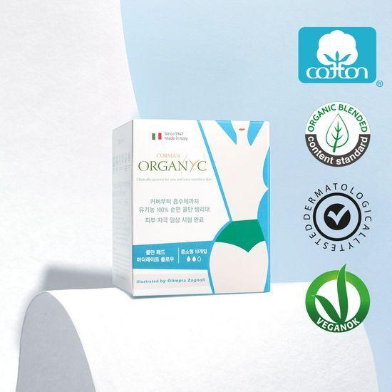 Органические гигиенические прокладки Coleman Small/Medium Size 10P/Ежедневные прокладки 24P