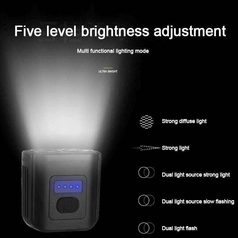 2024 NEW Night Cycling Safety Bicycle Light Bike USB Charge MTB Flashlight Bicycle Headlight for Cycling Bicycle Front Lamp