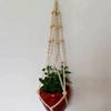 90cm Vintage Cotton Linen Macrame Plants Hanger Handmade Flower Pots Holder String Hanging Rope Home Garden Balcony Decoration