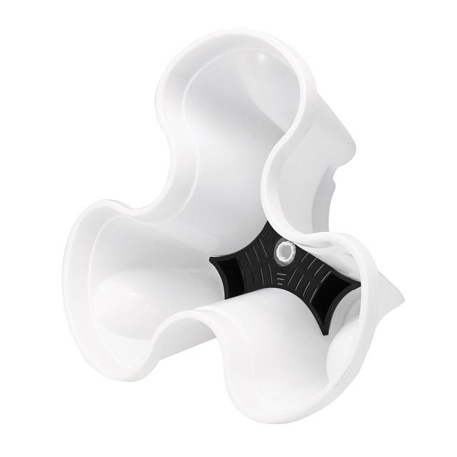 1 шт., штабелируемый пластиковый цветочный горшок, ваза для растений, держатель для детских горшков, 5 цветов, домашний сад, балкон