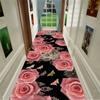 Super Absorbent Geometric Rug - Stain-Fighting, Waterproof, Anti-Slip Grip - Perfect for Hallway, Foyer, Bedroom Floors - Rectangle Hall Runner