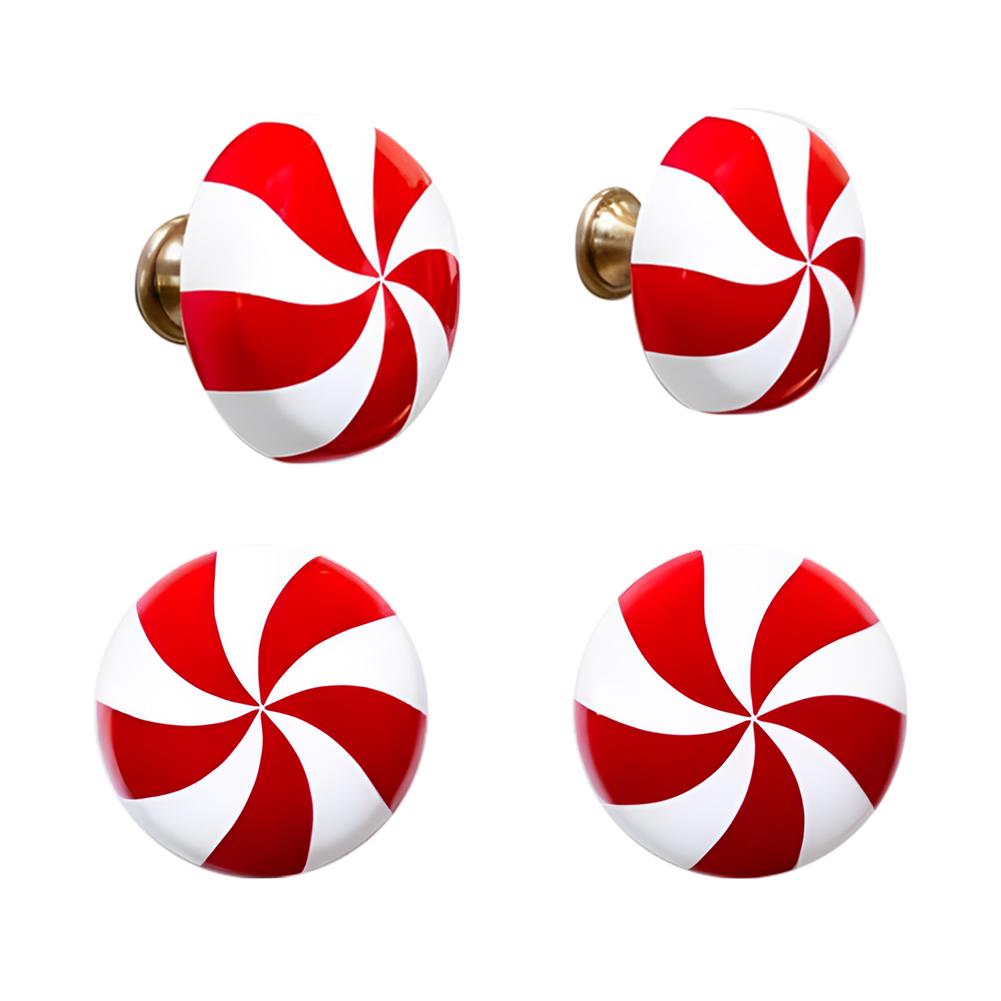 2-8 шт. чехлы для дверных ручек рождественские чехлы для ручек креативные ручки для шкафа комода рождественские ручки для ящиков для спальни гостиной