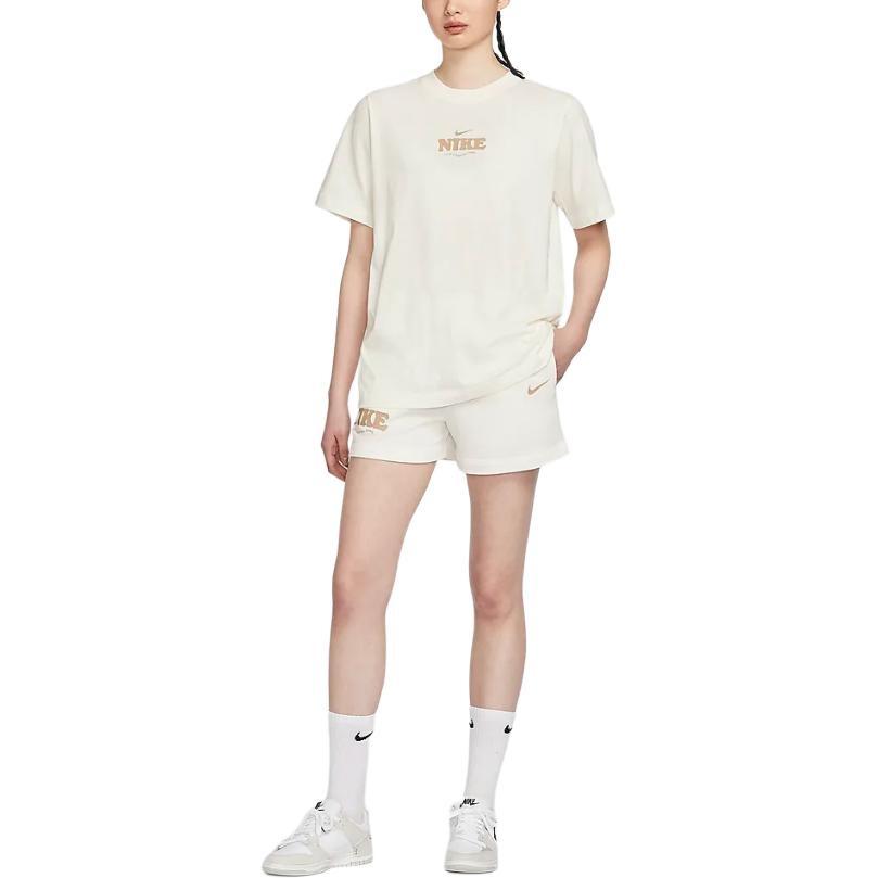(WMNS) Nike Sportswear Club Fleece Shorts (Asia Sizing) 'Beige' Women's HF6177-133