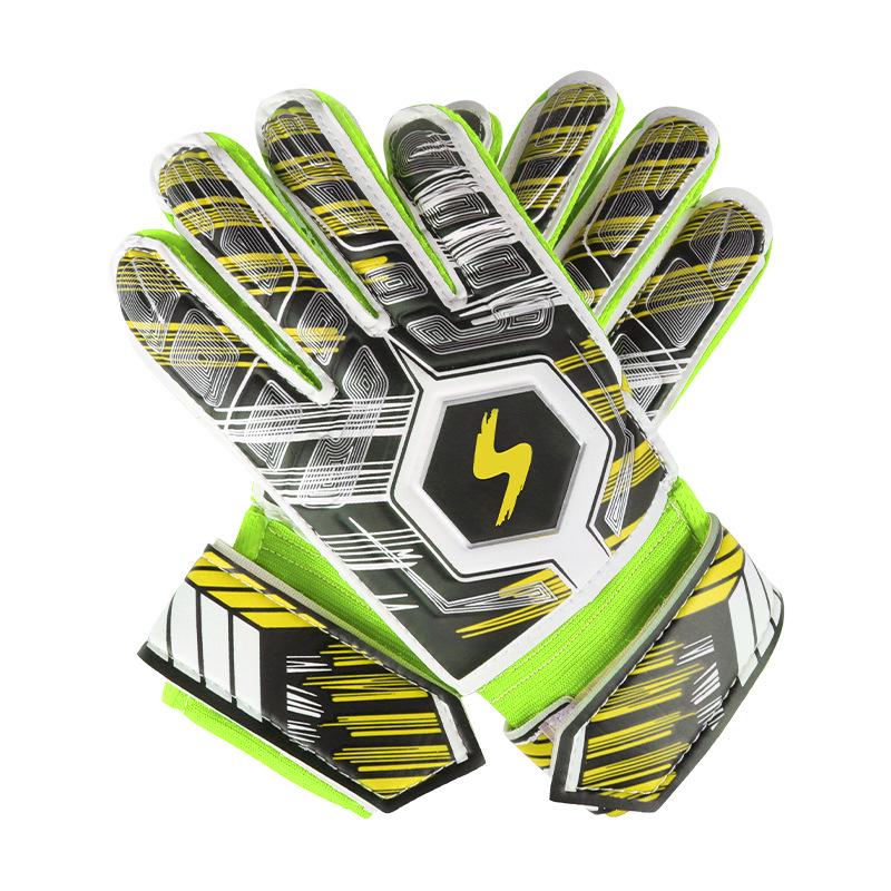 Anti-Collision Latex Goalkeeper Gloves for Youth and Adults - Hand Protection for Football