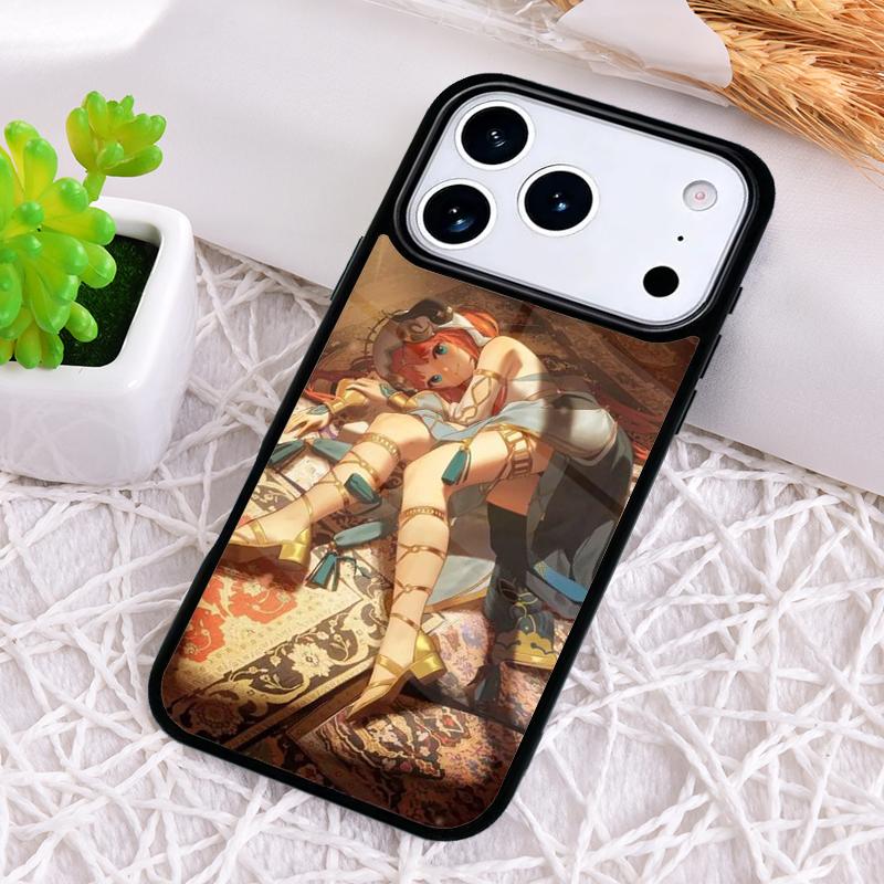Чехол для телефона Genshin Nilou для iPhone 17 Air 16 15 11 12 14 13 Pro Max Ударопрочный чехол