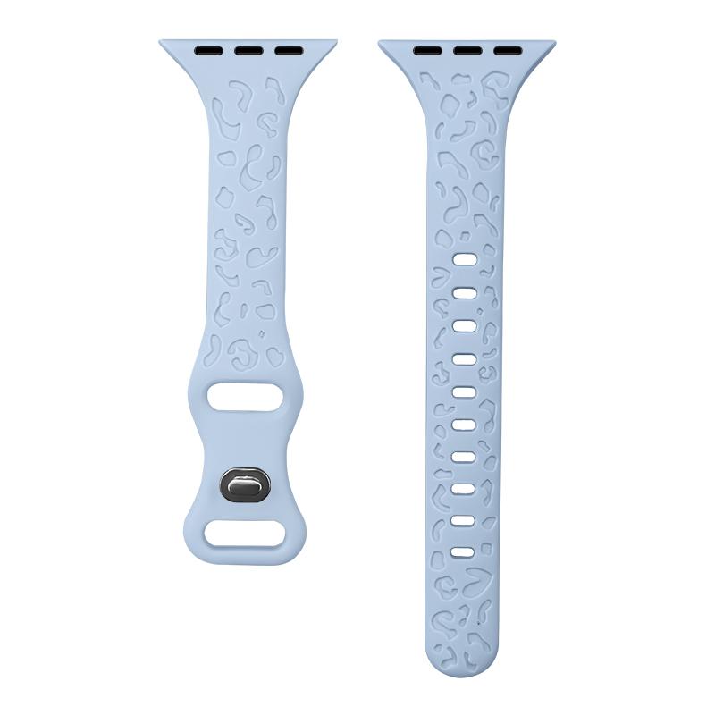 Engraved Strap For Apple Watch Bands 40mm 44mm 41mm 45mm 46 49mm Slim silicone bracelet iwatch series 9 8 7 3 ultra 2 se 10 band