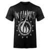 IN FLAMES Футболка с пламенем Мужская Женская С коротким рукавом Хлопковые футболки Ретро Хип-хоп Рок-группа Y2k Топы Женская одежда