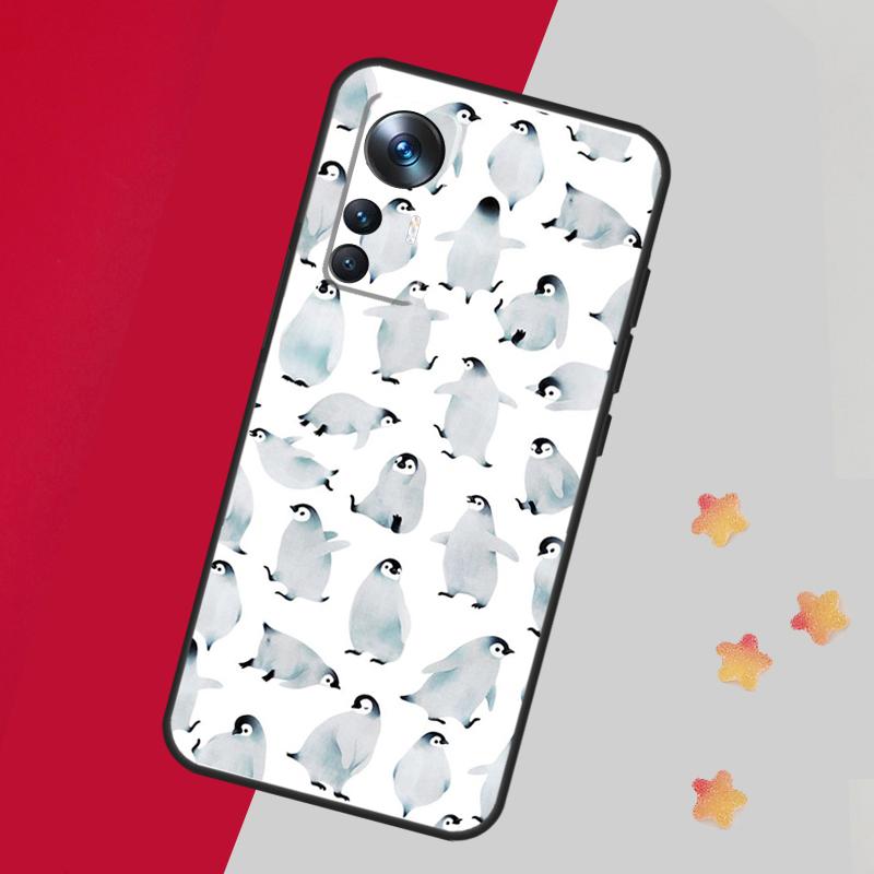 Милый Кавайный Чехол-Пингвин Для Xiaomi 14T 11T 12T 13T 15 Pro 13 14 Ultra Чехол Для POCO F7 F5 F6 X3 X5 X6 X7 Pro