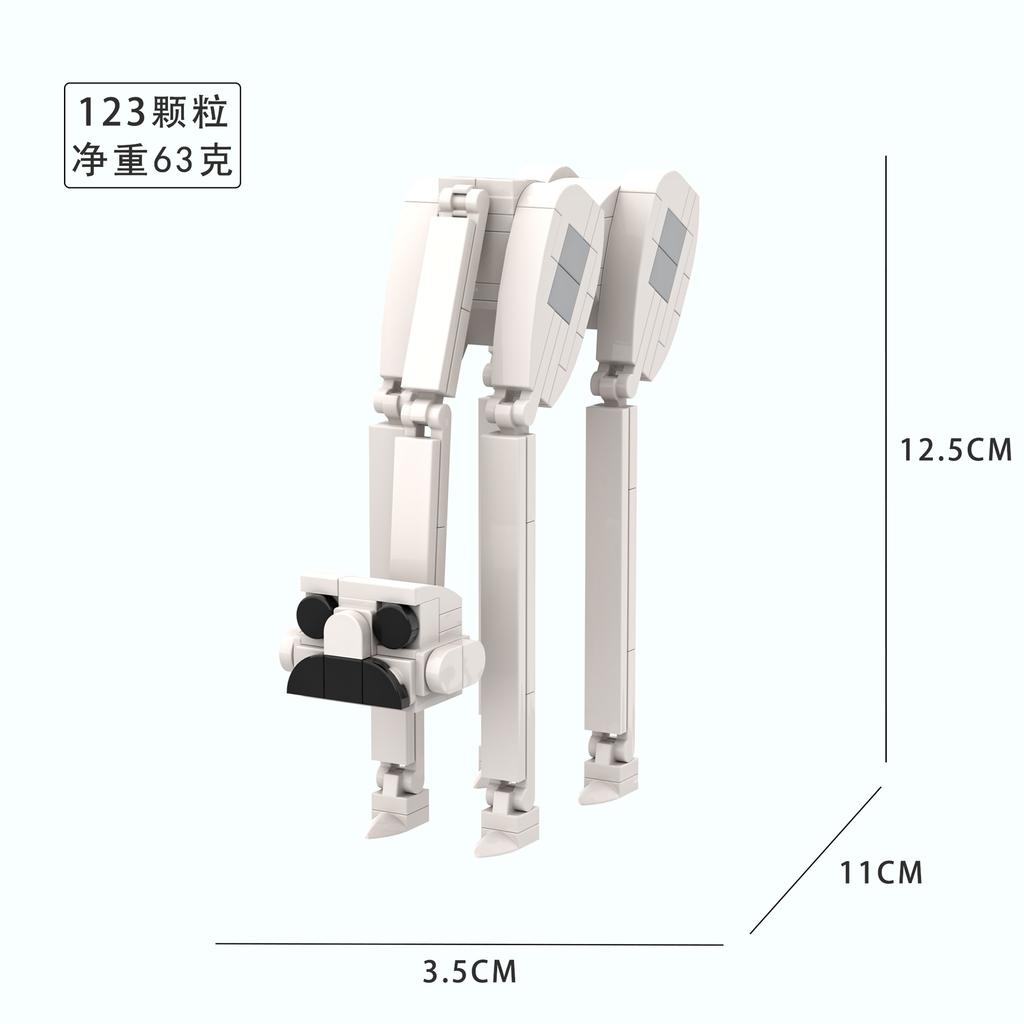Zoonomaly Игрушка-фигурка Zoonomaly Zoo Blocks Набор блоков Zoonomaly Фигурка из игры ужасов Zoonomaly Кирпичный Страж Кот Коала Монстр Животные Строительство