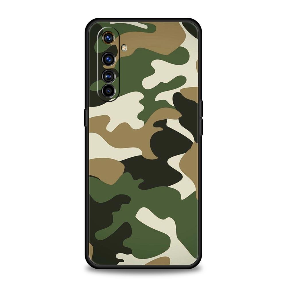 Камуфляжный Камо Военный Армейский Чехол Для Realme 12 11 10 9 8 5G 7 6 GT5 GT3 GT2 Pro C21 C25 C35 Для Realme GT Neo 2 3 3T 5 Чехол
