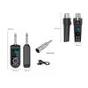 UHF Automatic Transmitter Setup 6Hrs Battery Wireless Guitar Transmitter Receiver 164ft Range for Audio Mixer and PA Setup