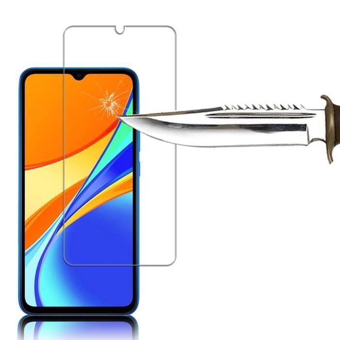 Film de protection - VCOMP - Xiaomi Redmi 9C/9C NFC/Redmi 9 - Verre Trempé - 6.53 pouces - Résistant aux rayures