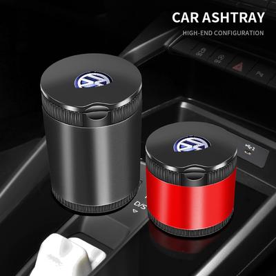 Автомобильные наклейки 1 шт. Модный новый автомобильный пепельница Контейнер-стакан для мусора Пепельница для сигар Для Volkswagen Golf-5 6 7 Bora Jetta POLO