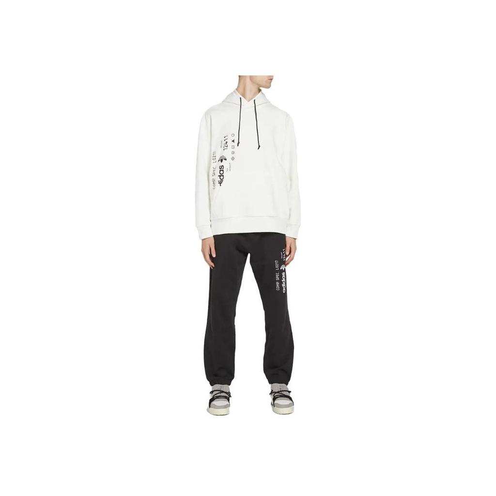 Adidas Originals Trefoil Hoodie Мужские топы с длинными рукавами Off-White CV5052