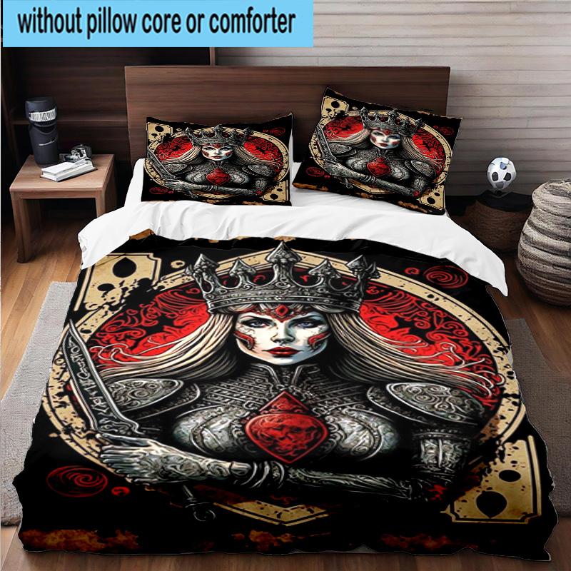Day Of The Dead Celebration 3pcs Bedding,Including 1pc Duvet Cover And 2pcs Pillowcases Perfect for Christmas,Ideal for Bedroom, Dormitory
