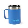 Кружка Titan Deep Freeze из нержавеющей стали объемом 14 унций с холодной изоляцией и крышкой объемом 414 мл (синий)