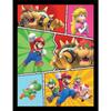 Super Mario Принт в рамке с комиксами