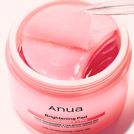 Anua Осветляющие подушечки с ниацинамидом 5 TXA, 210 мл, 60 шт.