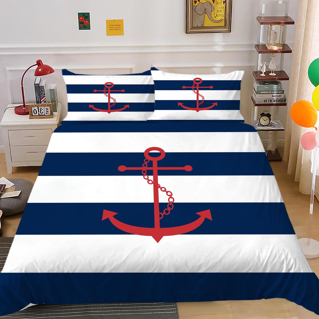 3D High-definition Digital Printed Bedding Set with Colored Geometric Patterns, 2 or 3 Soft Zippered Pillowcases for Home Decoration