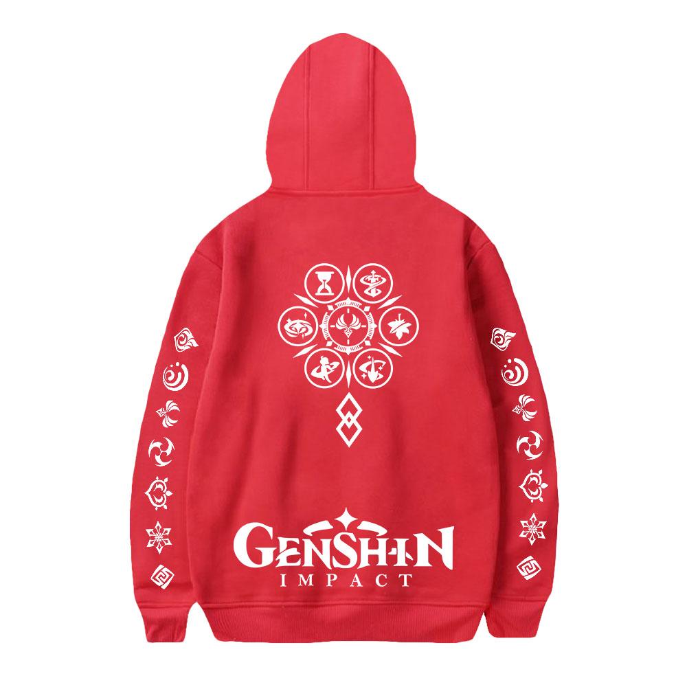 Мужские и женские толстовки Genshin Impact Anime Hoodies Autumn Casual Pullover Sweats Hoodie Fashion Hip Hop Sweatshirt Clothes