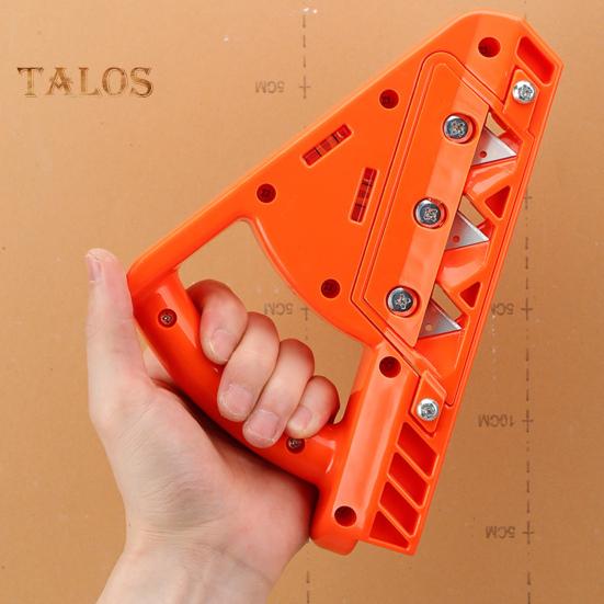 Гипсокартон Фаска Гипсокартон Быстрый резак Ручной рубанок Эргономичная ручка Широко используемый инструмент для строгания гипсокартона 45/60 градусов с острыми лезвиями