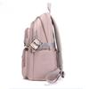 Middle School Student Schoolbags for Girl Commuting Large-capacity Backpacks Fashion Leisure Solid Color Book Bag Ultra-light Waterproof Knapsack