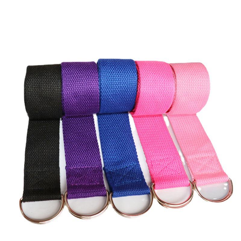 Ремень для растяжки для йоги - Износостойкий, Удлиненная длина 183 см для гибкости и поддержки