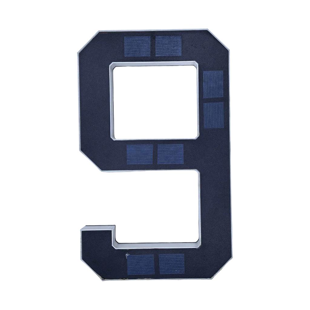 Solar Lighted House Numbers For Outside, Light Up LED Address Signs For Houses Digital Version