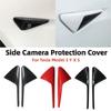 2PCS For Tesla Model 3 Y X S Side Camera Carbon Fiber ABS Protection Cover For Tesla Model 3 Model Y Car Accessories 2017-2024