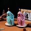 Flexible Silicone Candle Mold for Aromatherapical Mother and Child Embrace Designs for Gifts and Craft Supplies