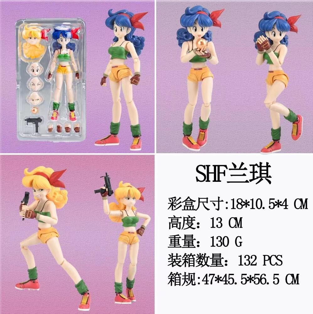 13СМ Фигурка Dragon Ball z Аниме Бульма SHF Чичи Ланч Андроид 18 Лазули Коллекция Модель Действия Игрушка ПВХ Настольное Украшение Кукла