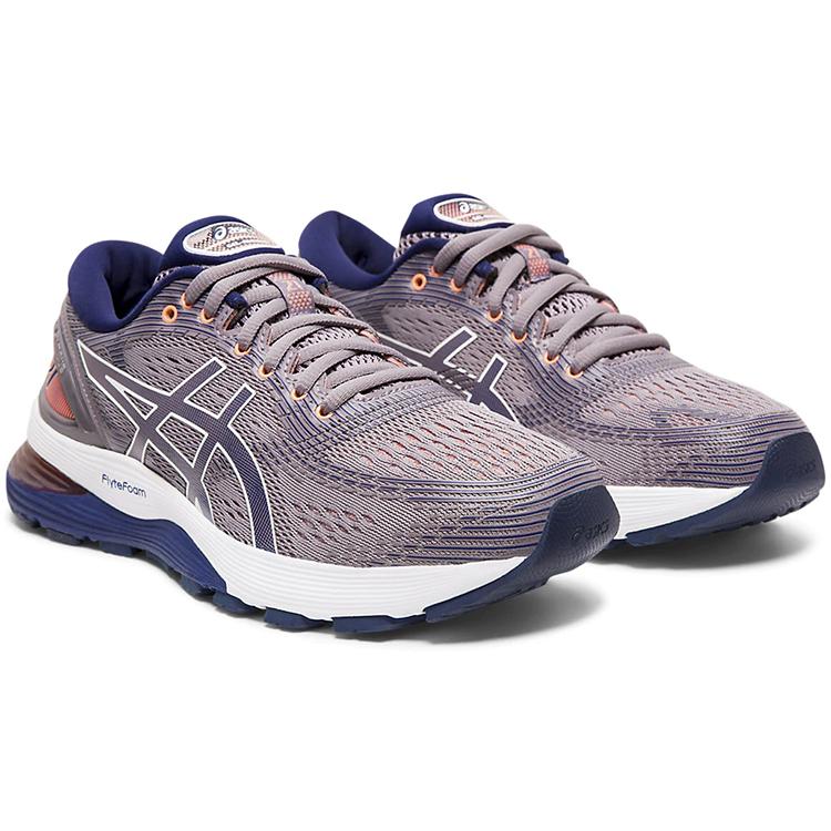 ASICS Gel Nimbus 21 'Lavender Grey Dive Blue' Women's 1012A156-500
