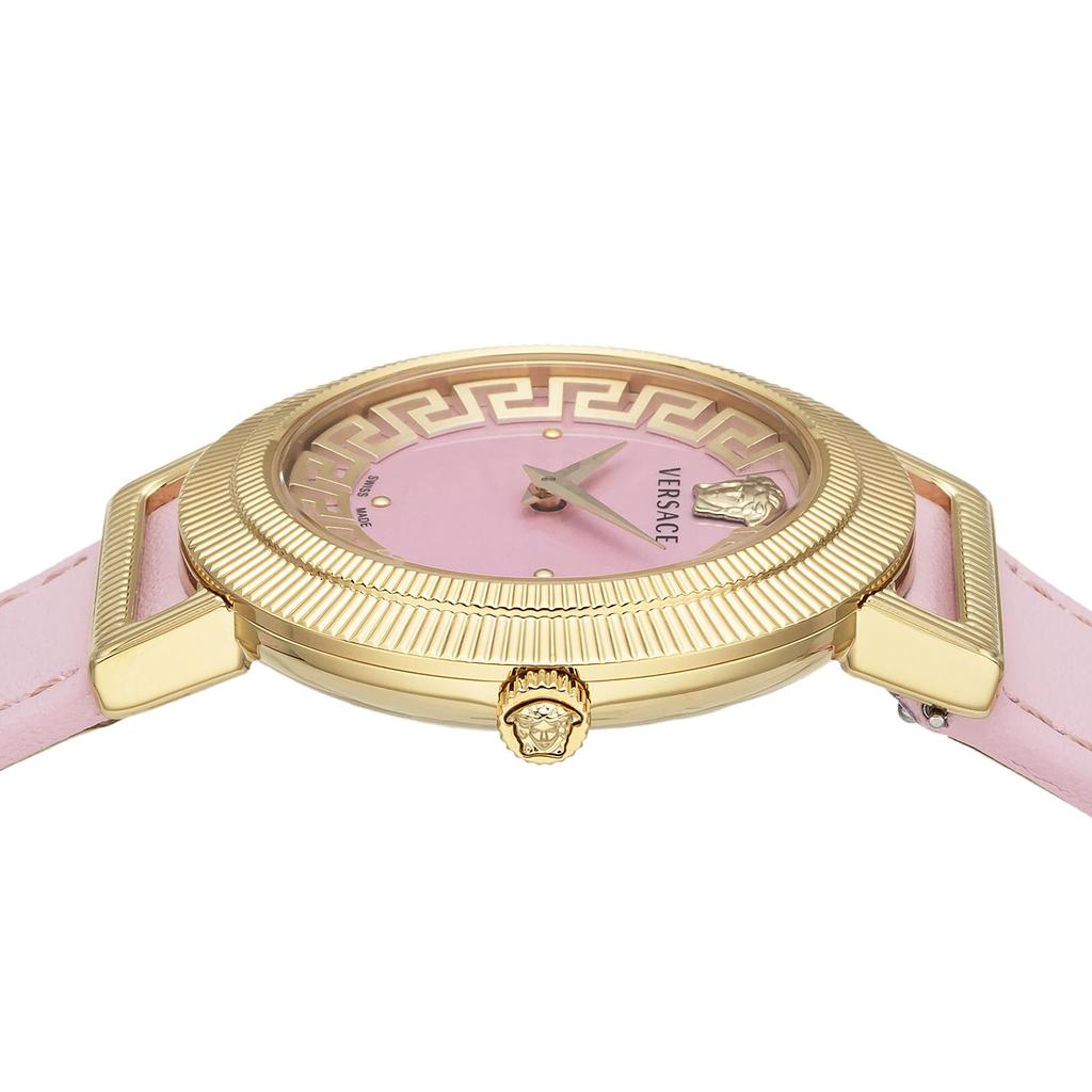 Watch GRECA CHIC Pink Dial Quartz Daily Waterproof Sapphire Glass 36mm VE3D00222 Pink [Versace] Women's [Item]