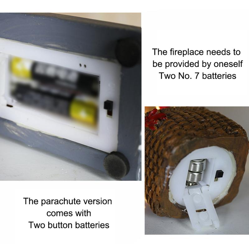 Рождественские украшения, подвесной ночник, Рождественский стоячий Санта-Клаус, украшения из смолы, воздушный шар, камин на Рождество