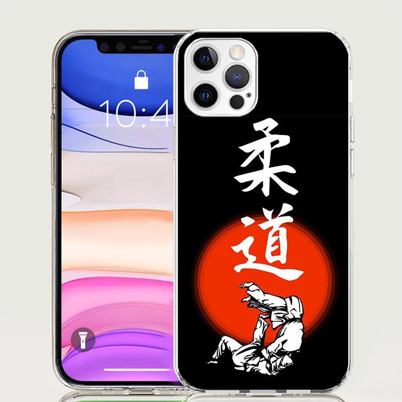 Чехол для телефона Judo jiu jitsu BJJ Brazilian Для IPhone 18 17 Air 16 15 Plus 11 14 Pro Max 13 Mini 12 7 8 + SE Рисунок Искусство Индивидуальный Co
