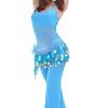 For Thailand/India/Arab Show Costumes Sequins Belly Dance Belt Waist Chain Hip Scarf Dancer Skirt